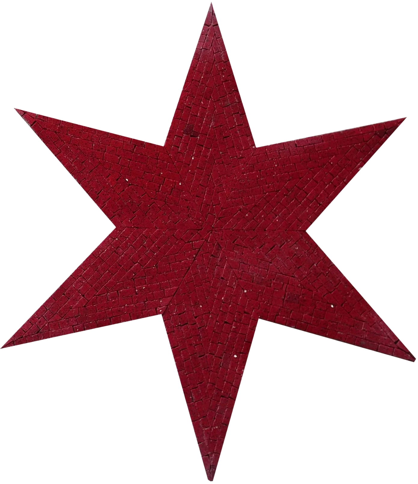 Point Star Art - Marble Interior Design Mosaic - Mesh Backing
