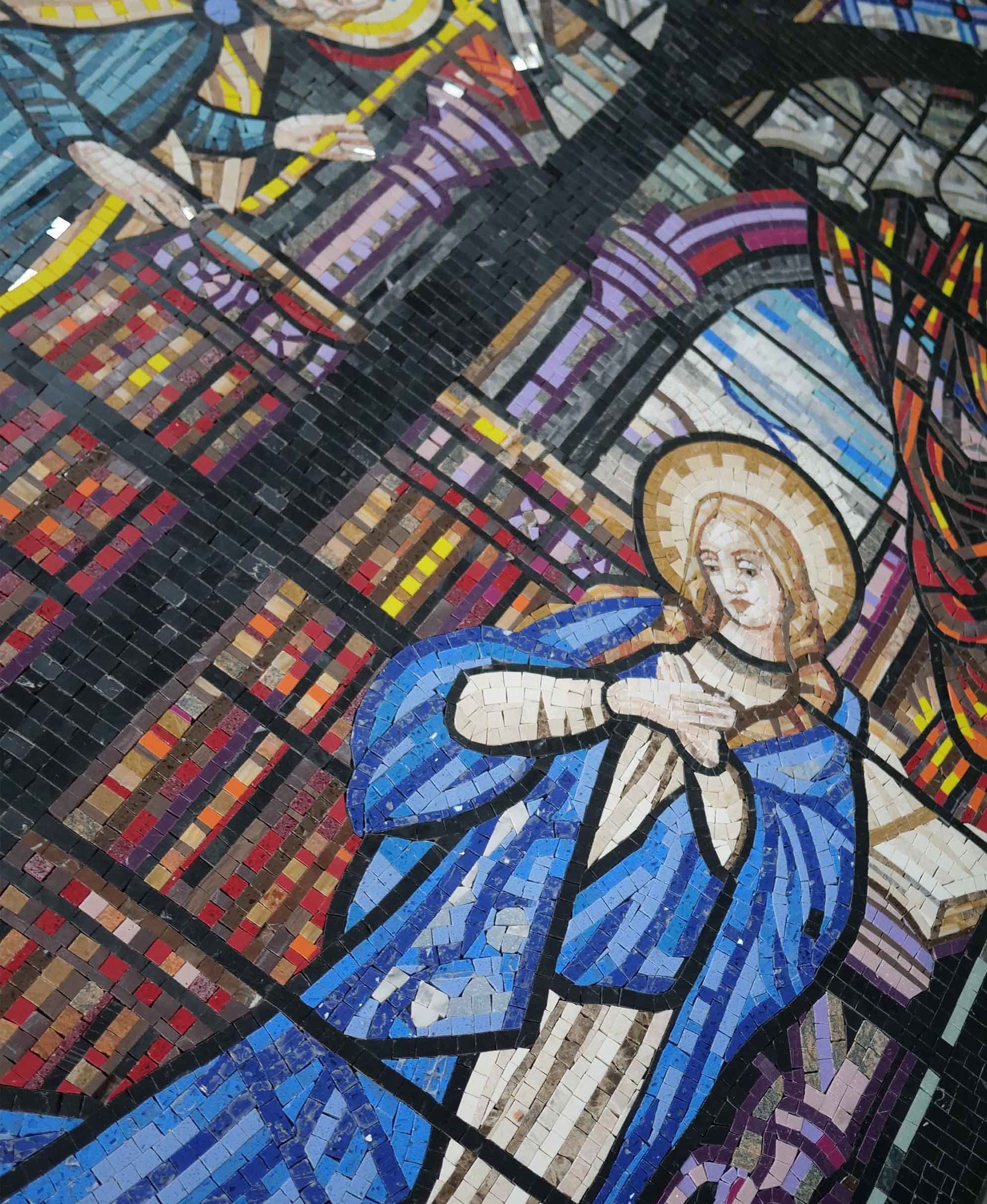 The Annunciation of Mary Mosaic Reproduction - Image 2
