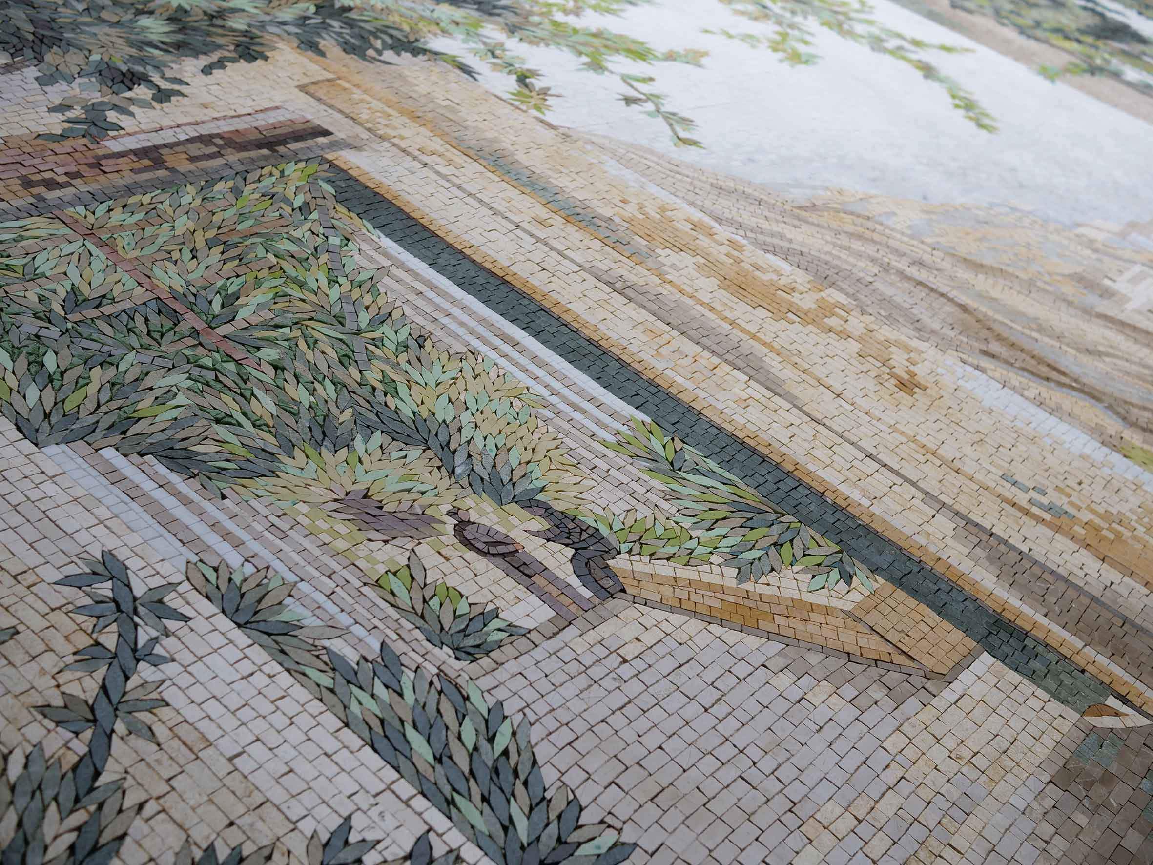 Italian Sea View - Marina Landscape | Luxury Handcrafted Mosaic Art - Image 3