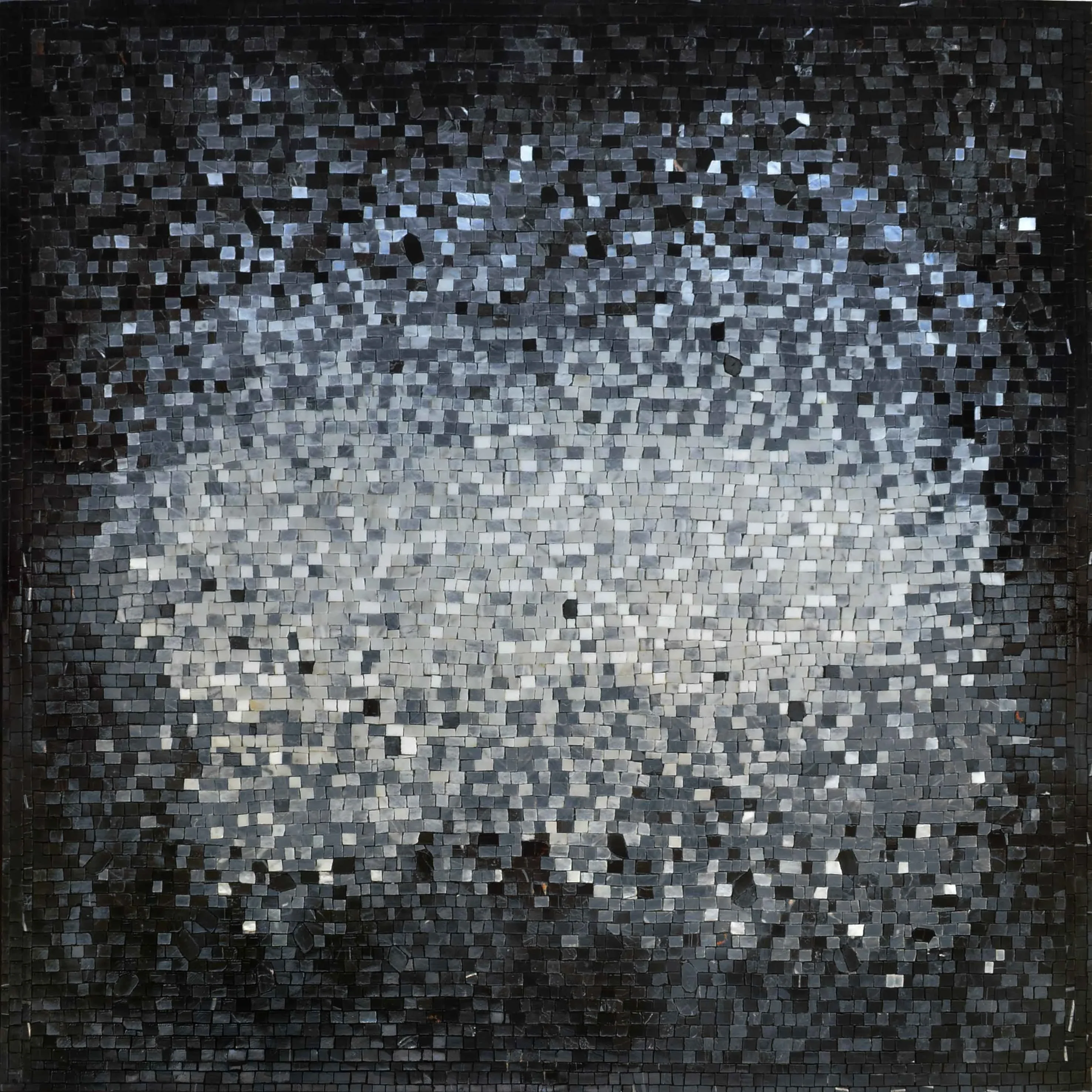 Rectangular Stone - Marble Mosaic Abstract Artwork - Mesh Backing