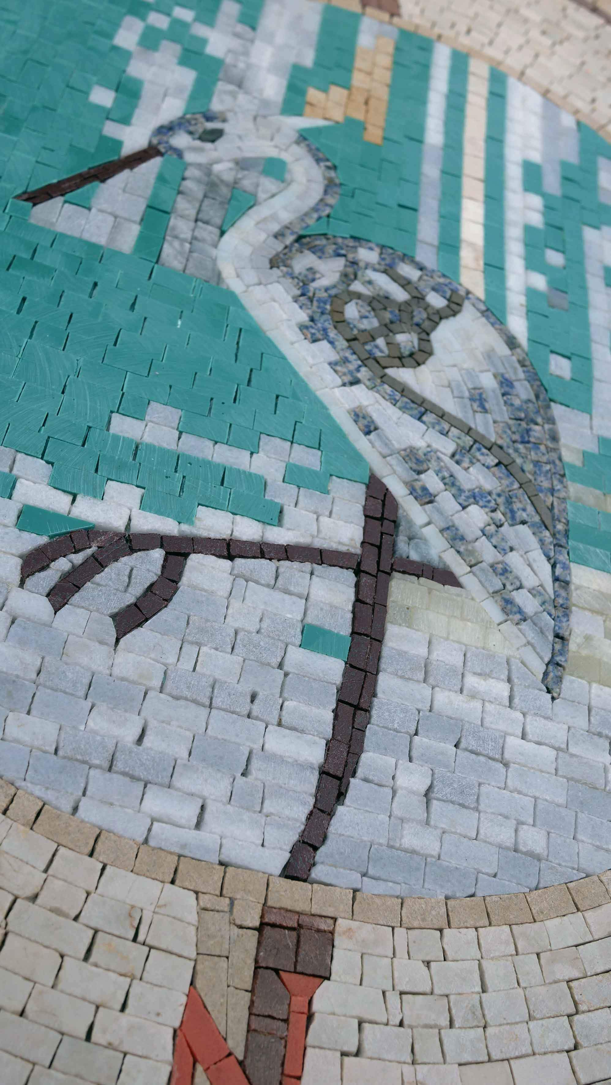 Flamingo Compass - Mosaic Medallion - Image 2