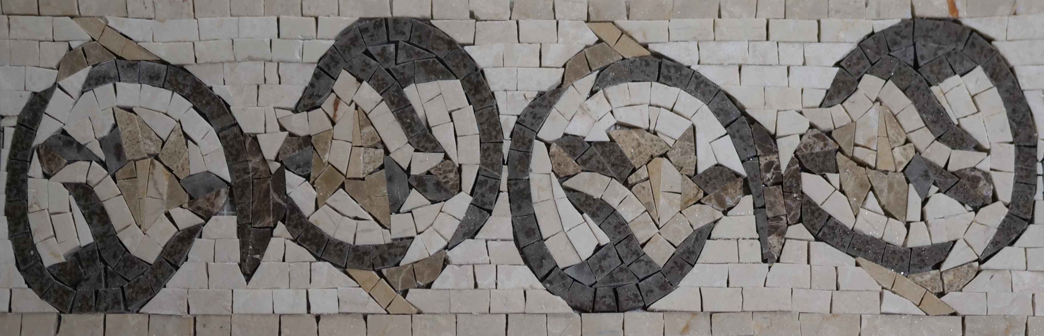 Patterned Floral Art - Border Mosaic