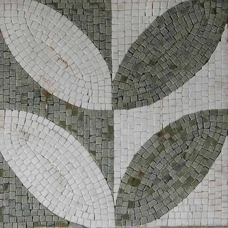 Green And White Accent Mosaic Design - Image 3
