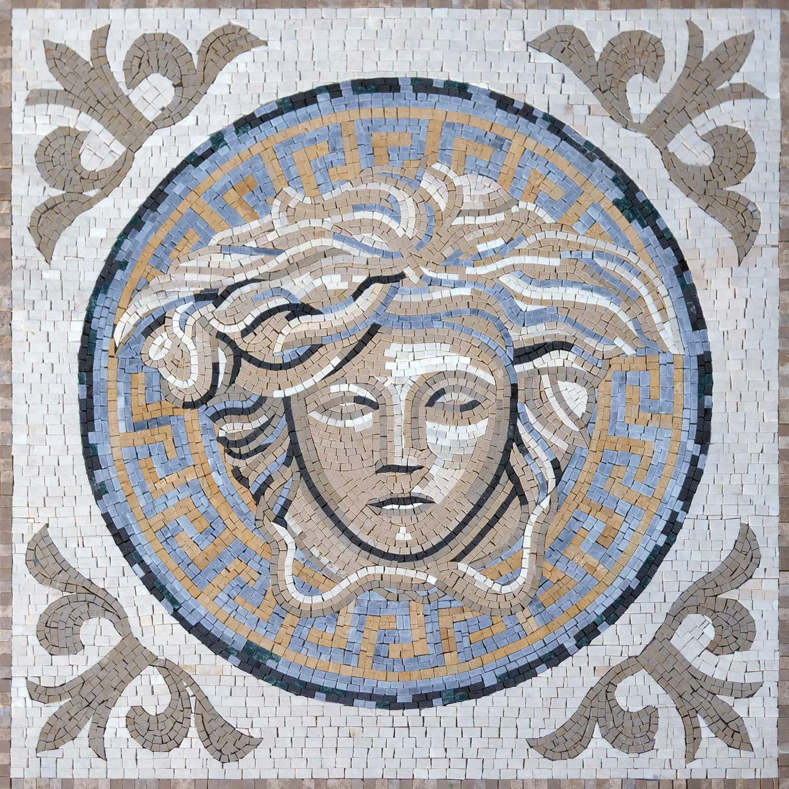 Versace Logo: Mosaic Design Excellence - Image 8
