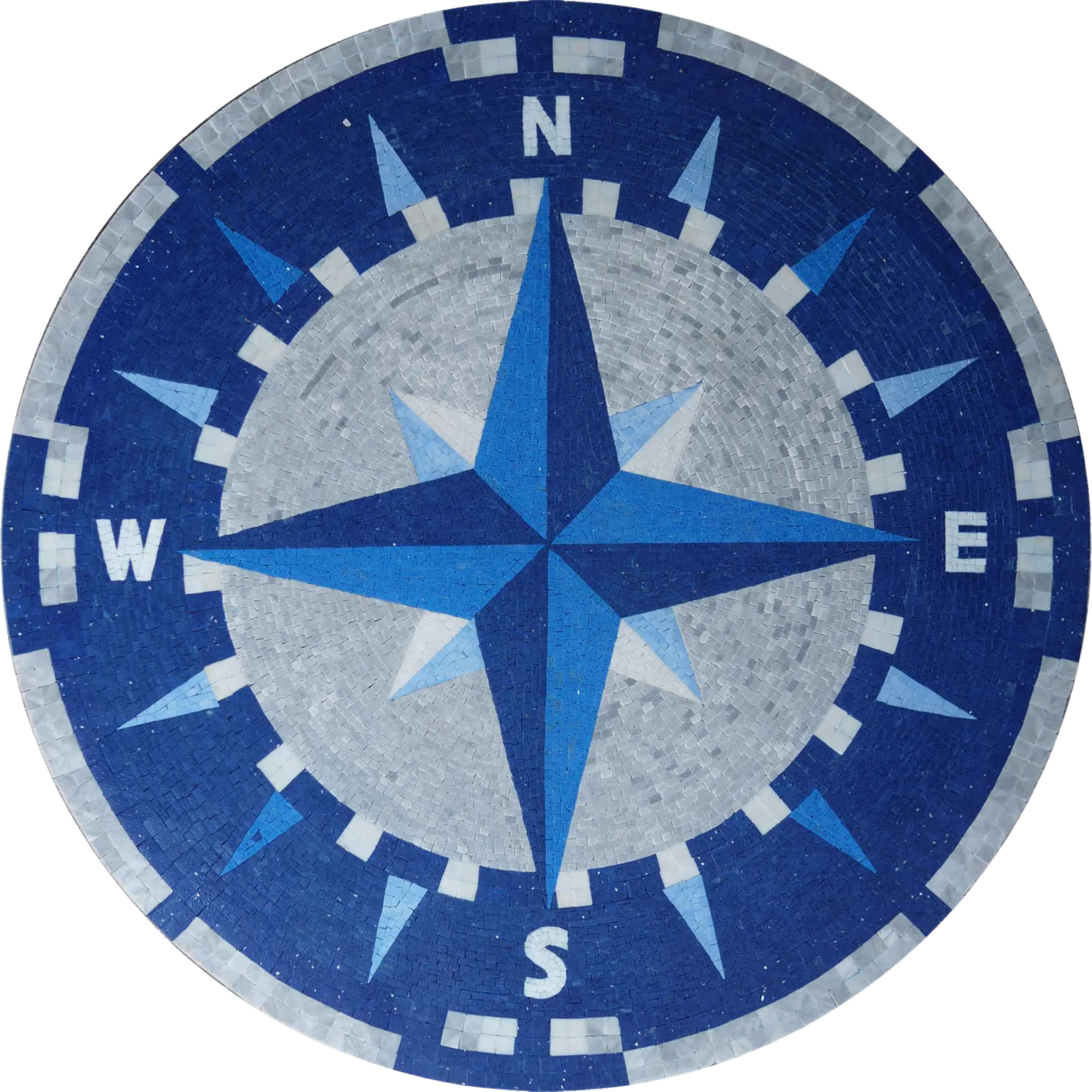 Mosaic Compass - Modern Mosaic