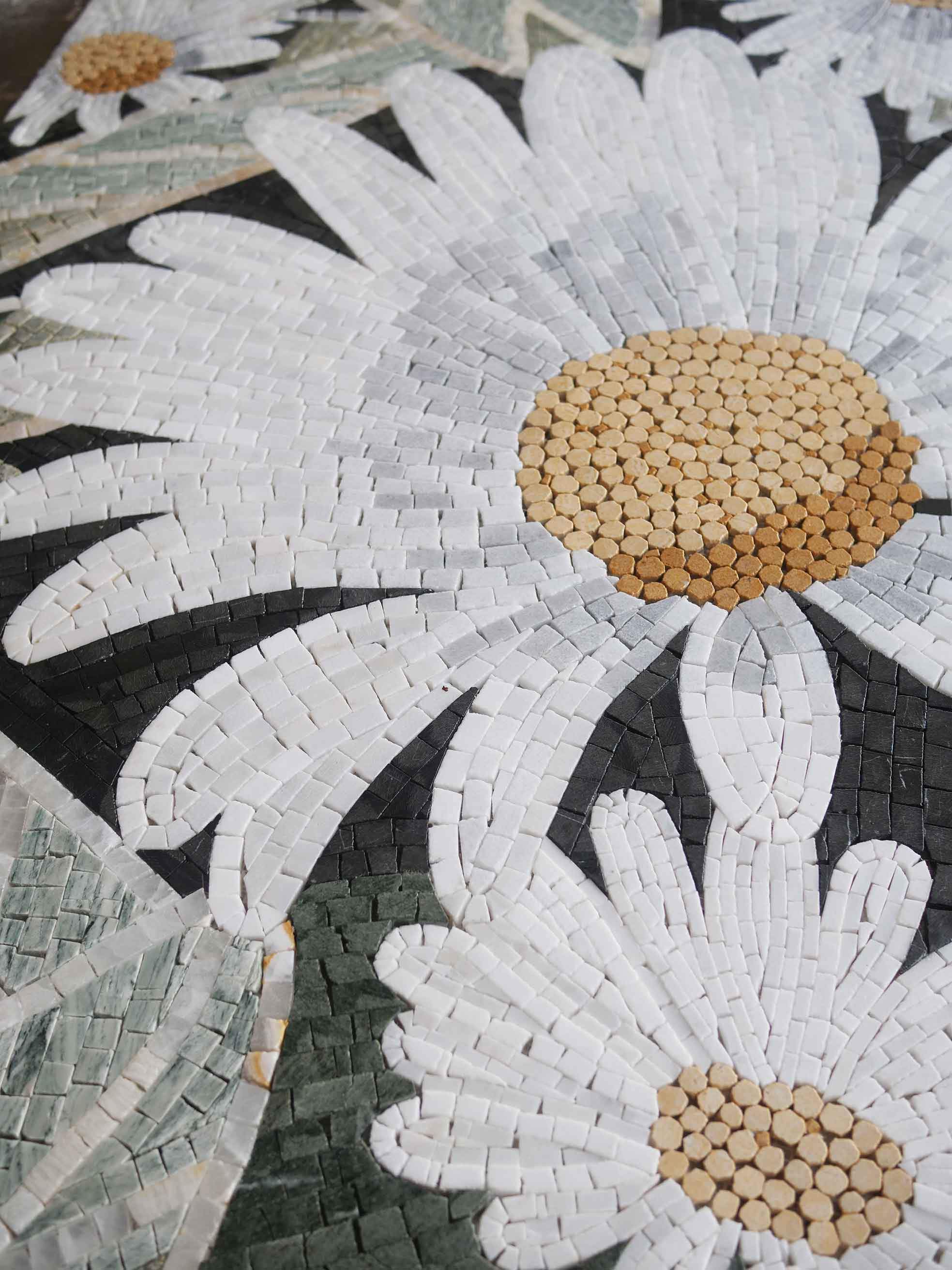 White Daisies - Flower Mosaic - Image 2