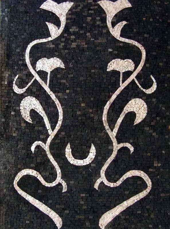 Arabesque Mosaic Wallpaper Design
