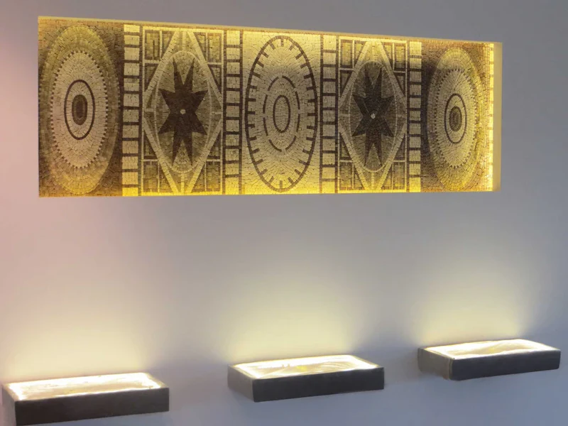 Rectangular Mosaic Art Panel - Gamila - Image 2