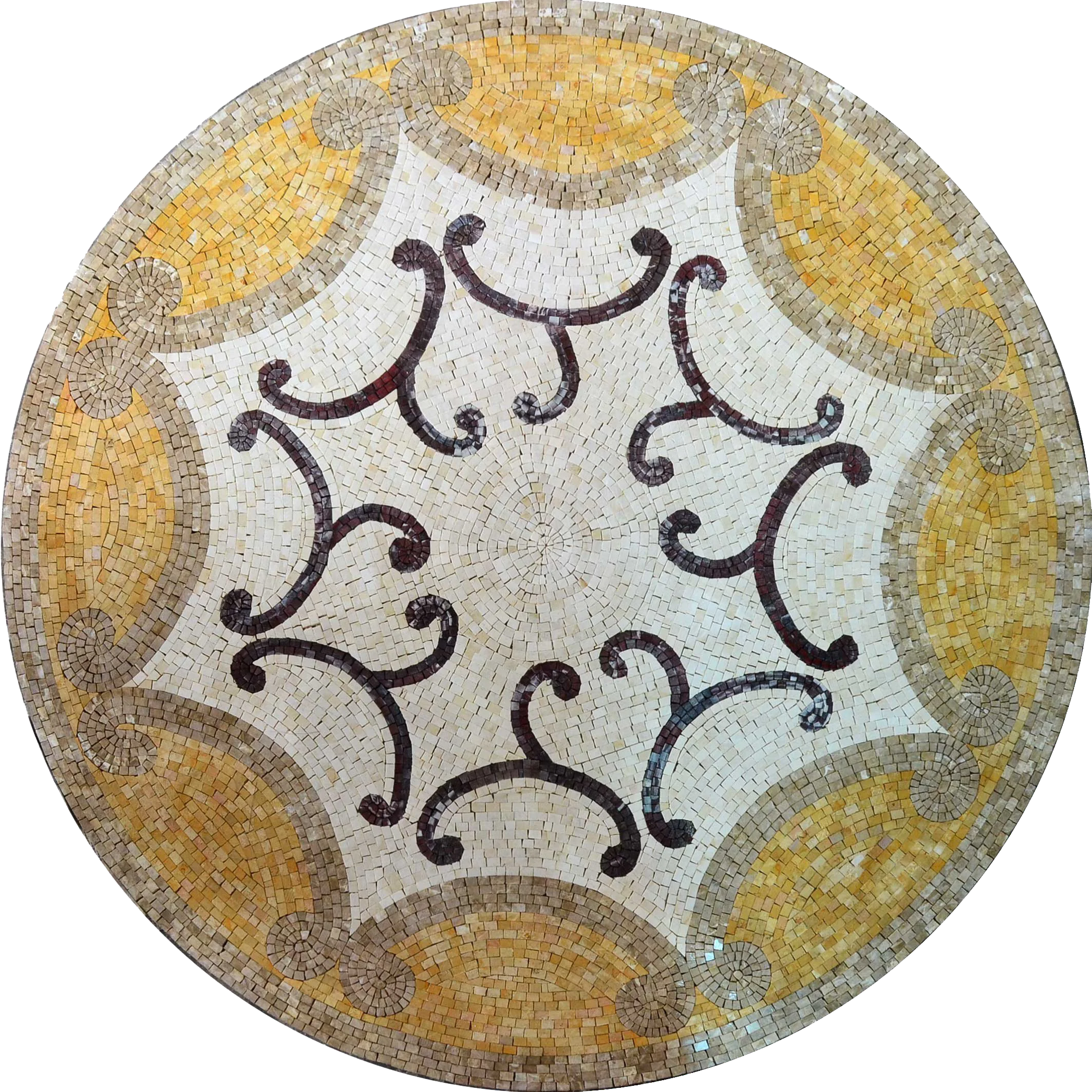 Round Accent Mosaic - Sabra