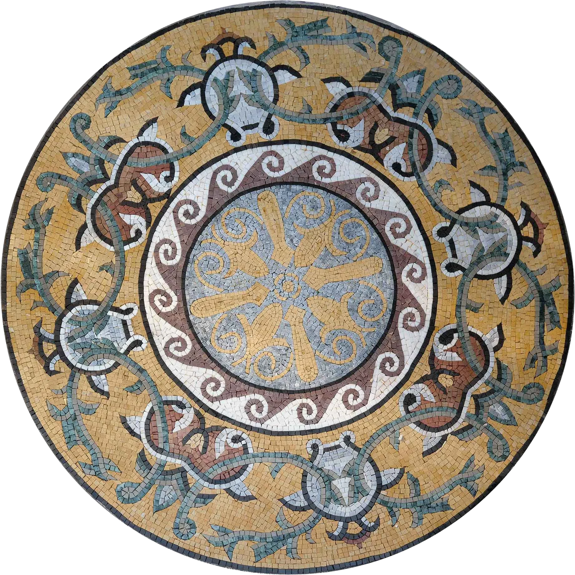 Stone Mosaic Rondure - Cadence