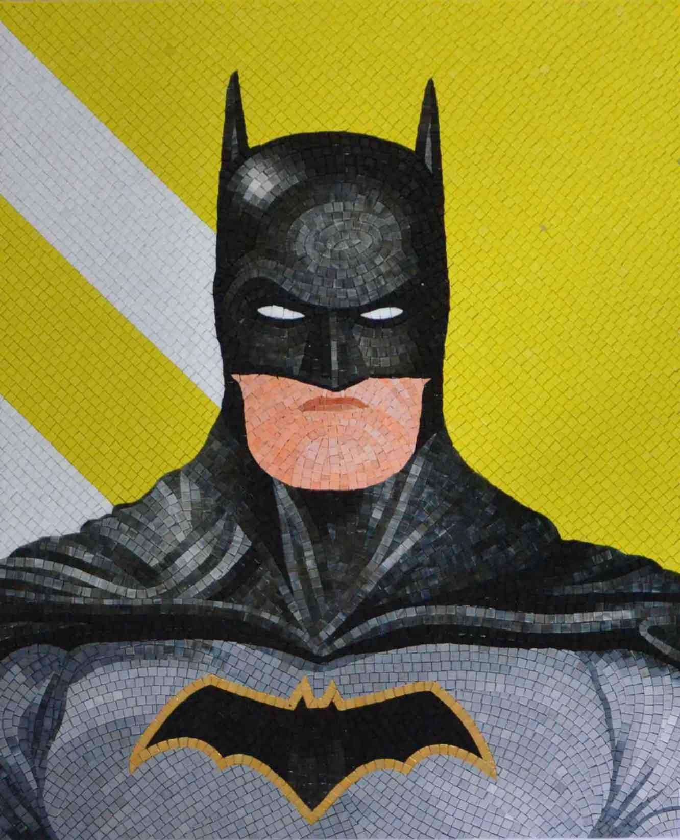 Batman Marble Mosaic