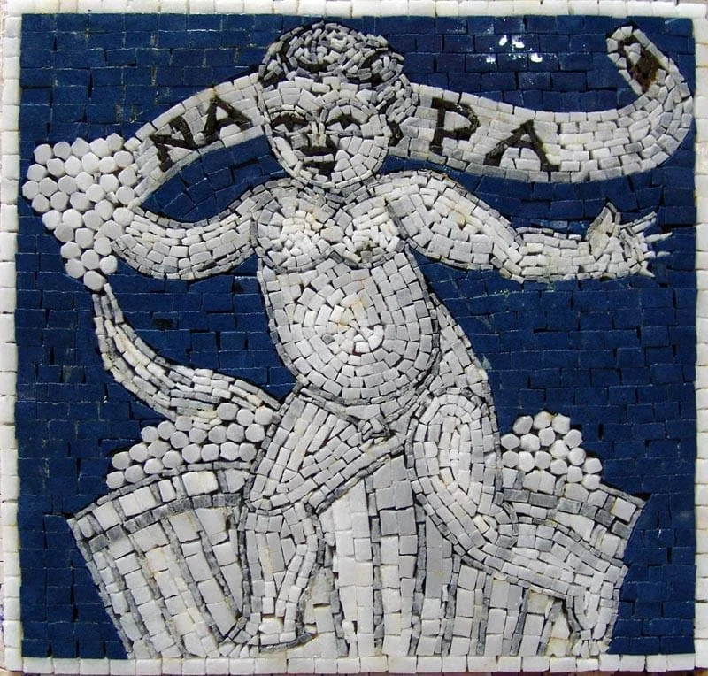 Cherub Figure - Luxury Mosaic Art - Mesh Backing