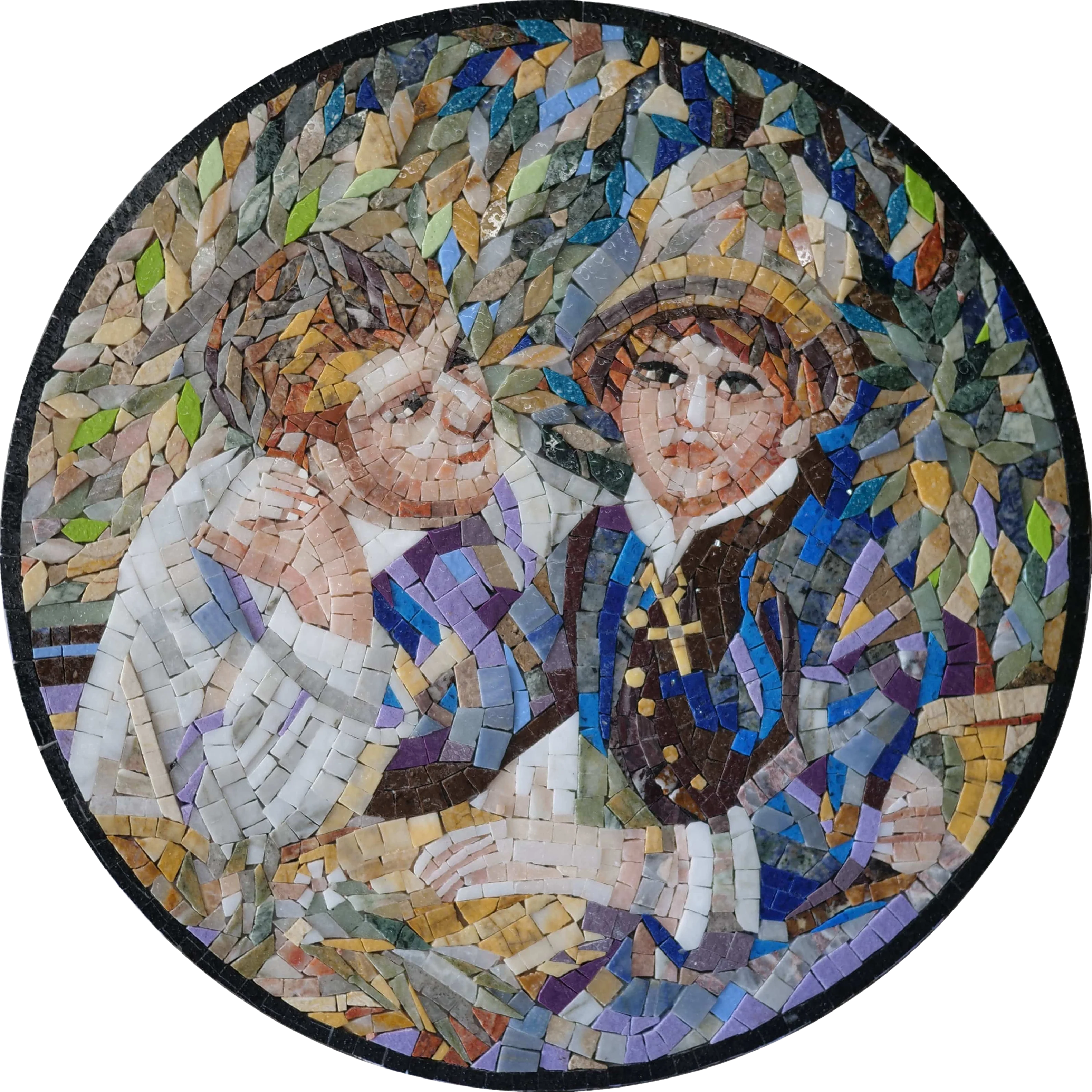 The Two Kids - Mosaic Medallion
