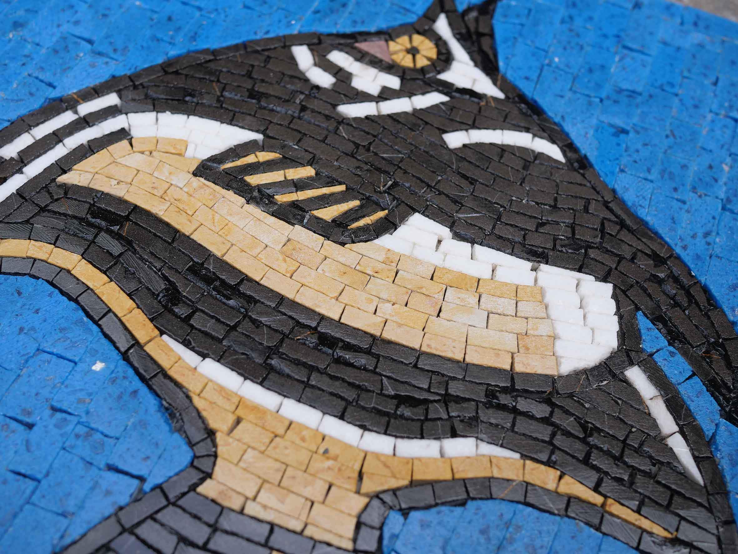 Fish Motif - Pool Mosaic Designs Art - Mesh Backing - Image 2