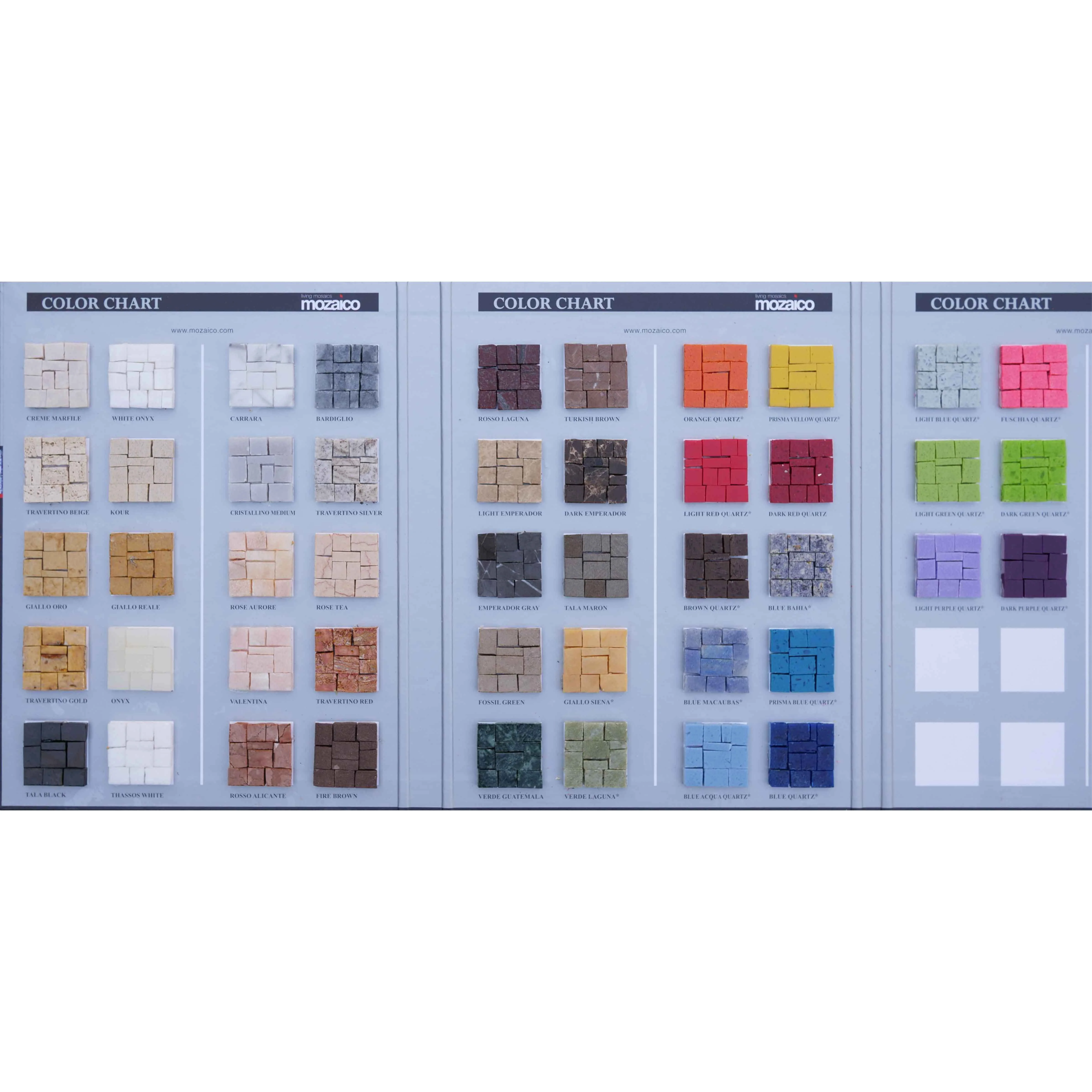 Mosaic Tile Art - Color Chart Luxury Handcrafted Natural Stone Collection - Mesh Backing - Image 5