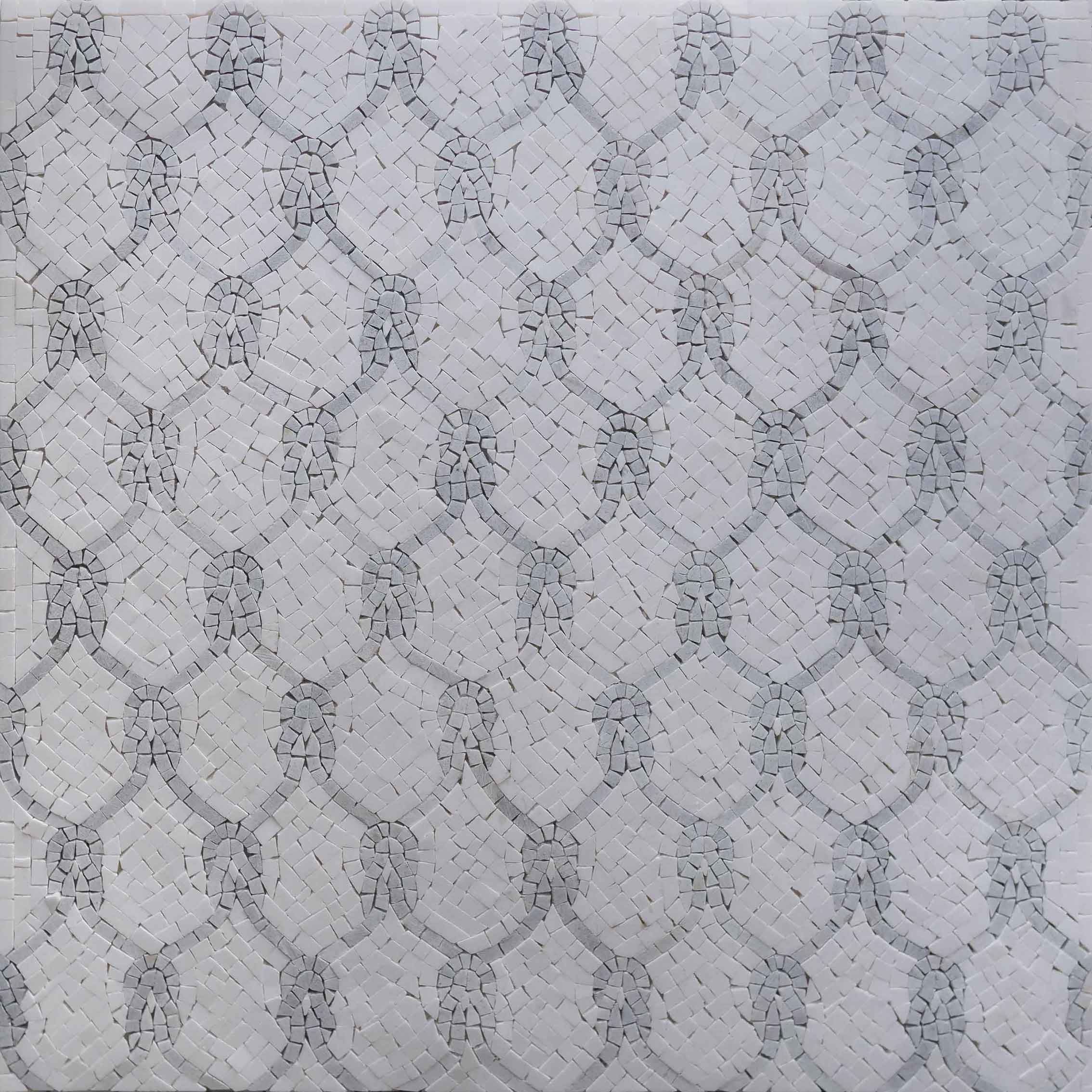 Vintage Pattern - Floor Mosaic Wallpaper - Mesh Backing