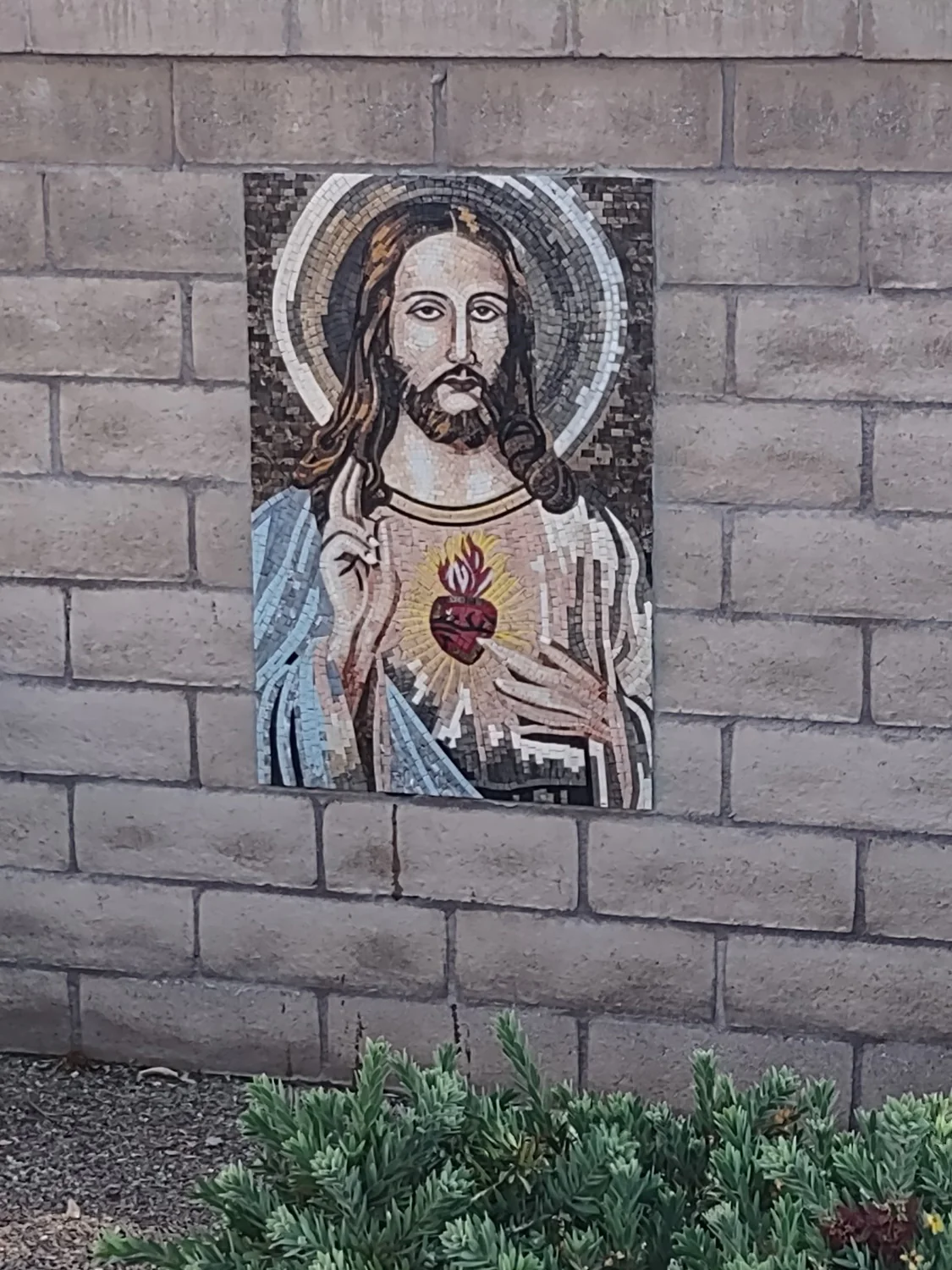 Christian Mosaic - Jesus's Sacred Heart - Image 3