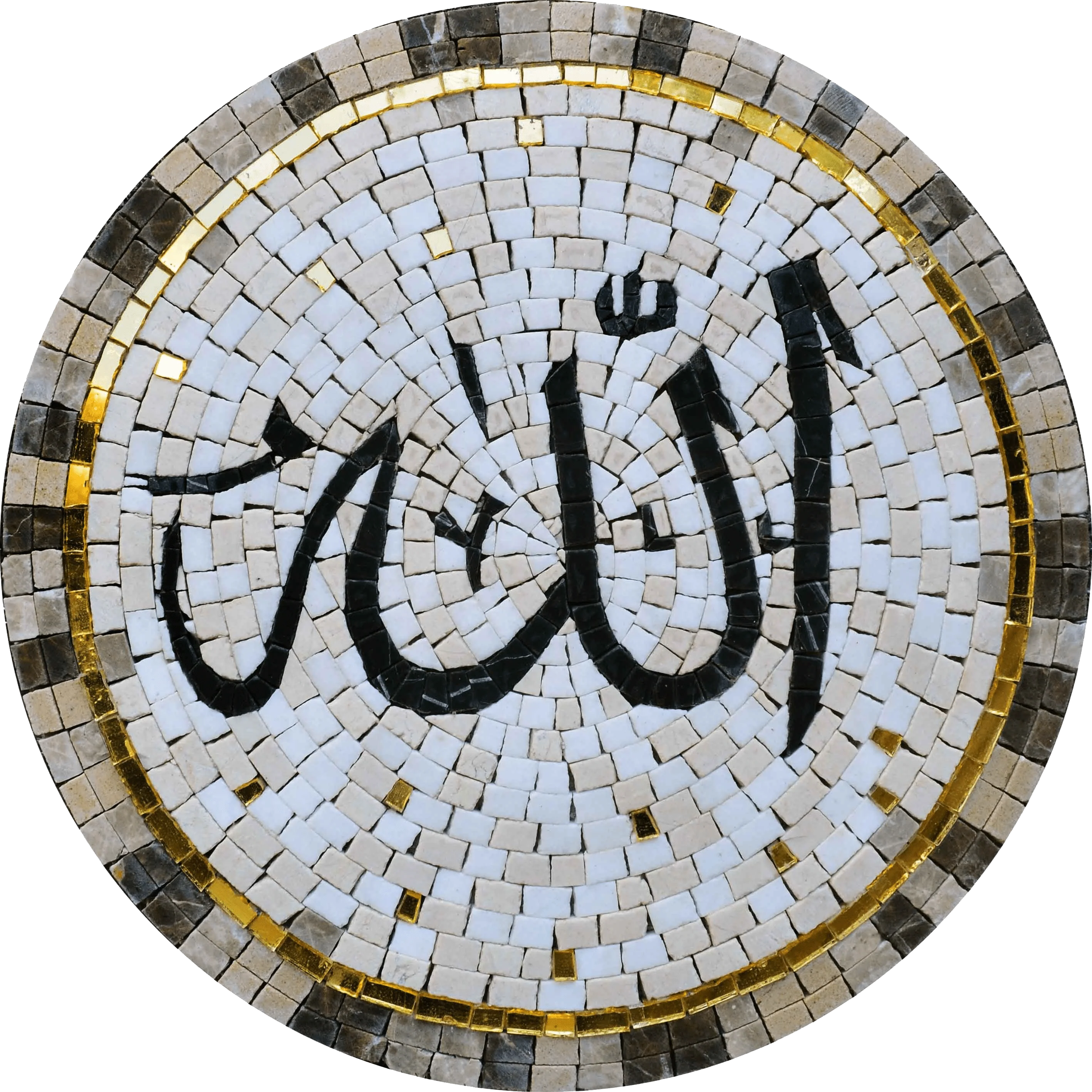 Islamic Icon Stone - Marble Mosaic - Mesh Backing