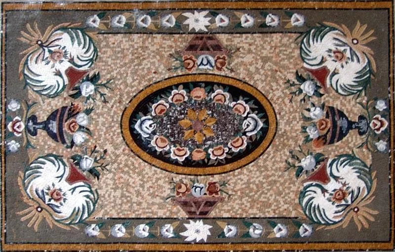 Floral Mosaic Rugs