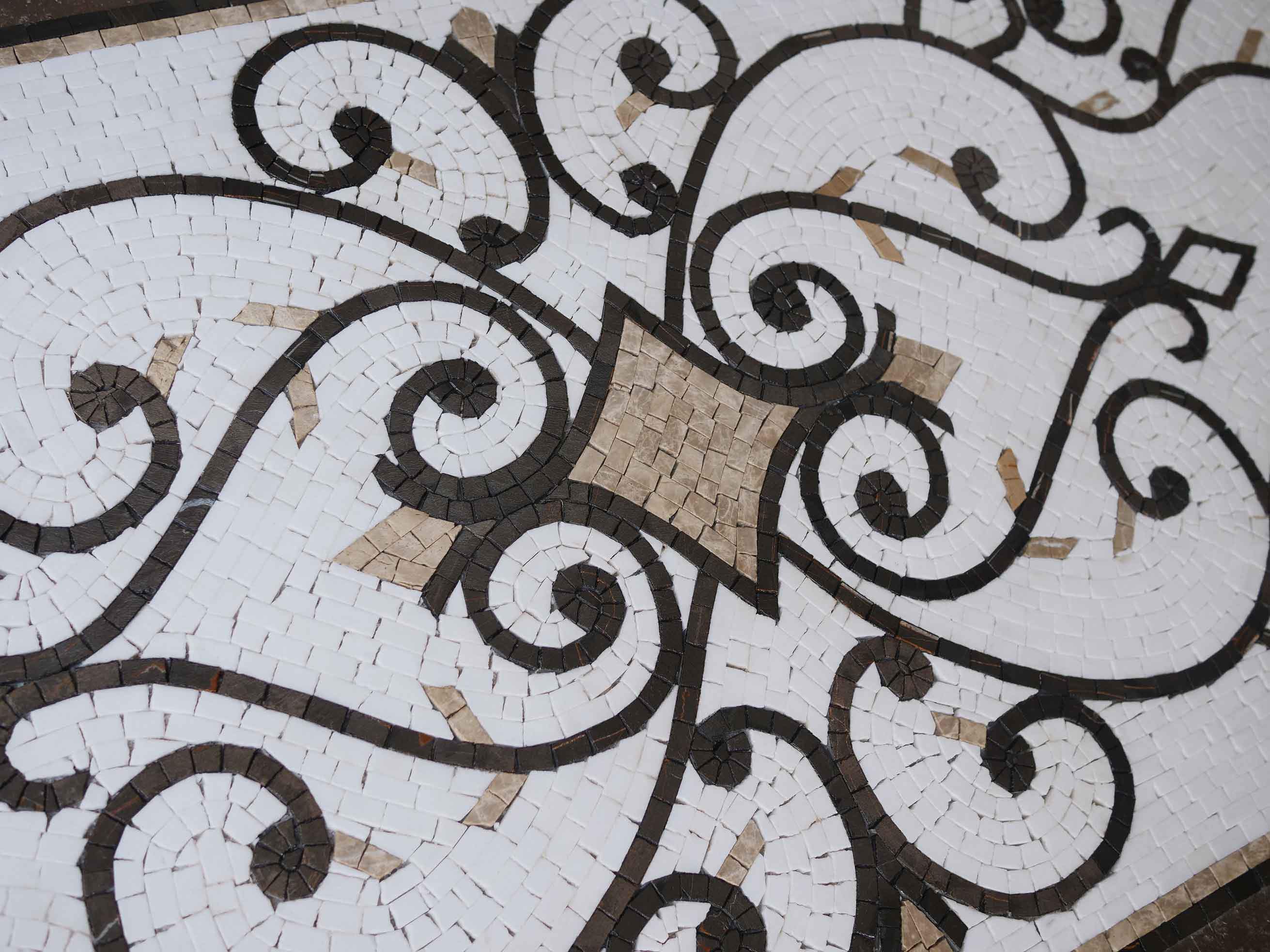 Rectangular Mosaic Rug - Veda - Image 2