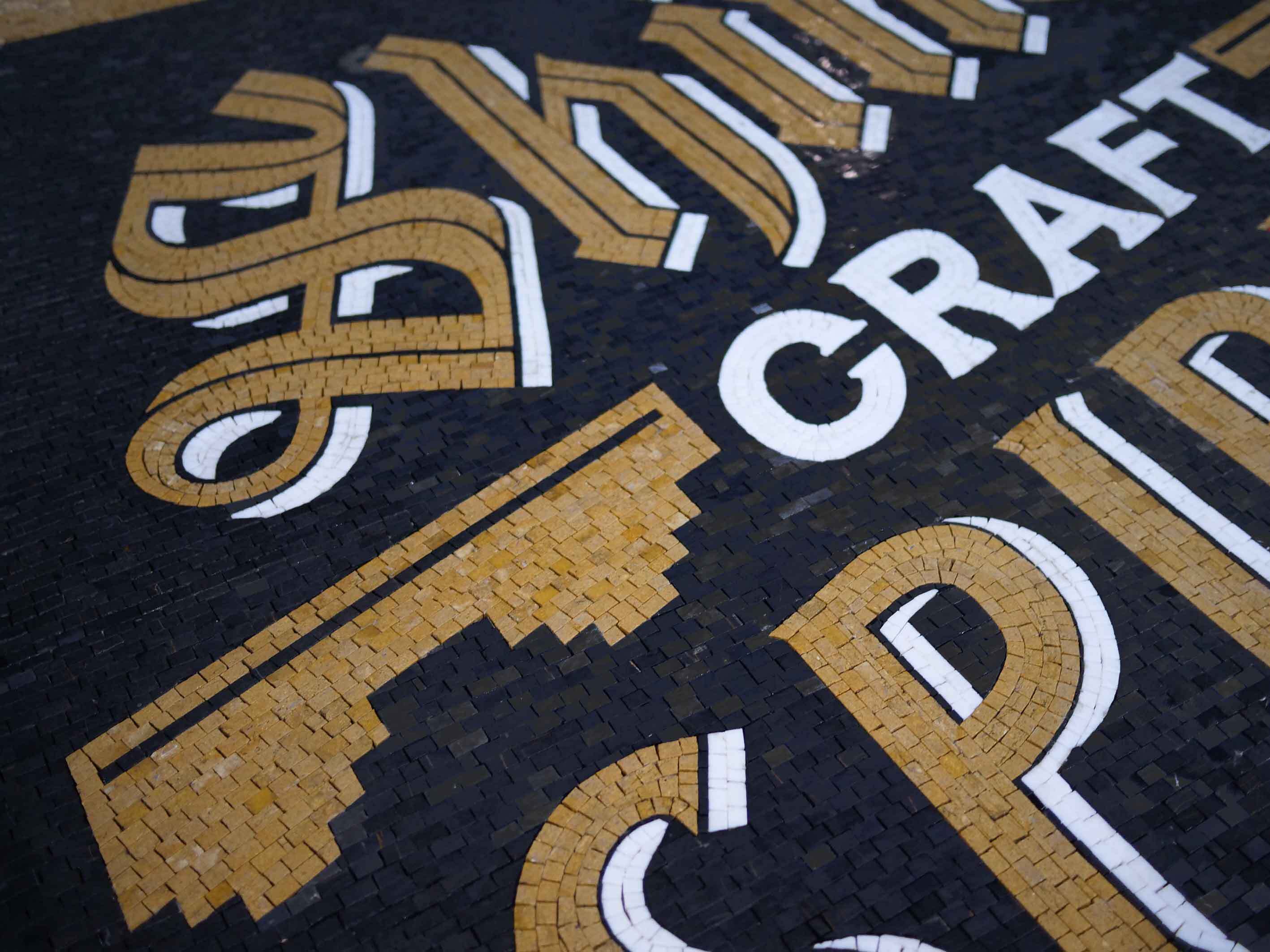 Shiner Craft Spirits - Greek Mosaic Logo Design - Mesh Backing - Image 2